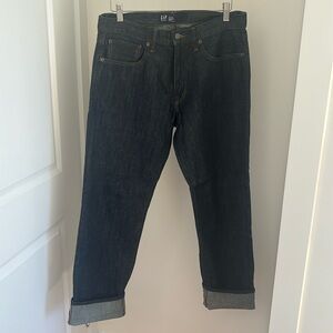 Men’s Straight dark denim jeans from Gap